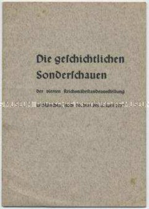Begleitheft zur vierten Reichsnährausstellung in München 1937