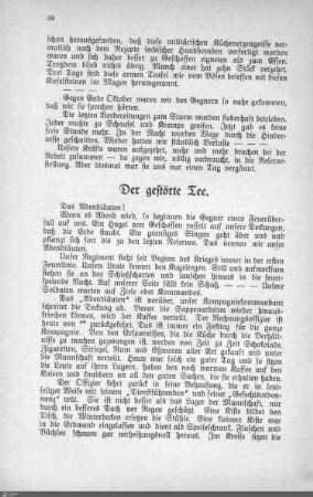 Der gestörte Tee