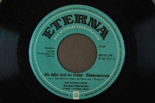 "Wie duftet doch der Flieder" (Fliedermonolog), aus: Die Meistersinger von Nürnberg [2. Akt]