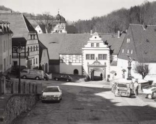 Marktplatz, Lauenstein (Kreis Dippoldiswalde)