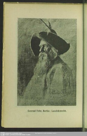 Conrad Fehr, Berlin: Landsknecht