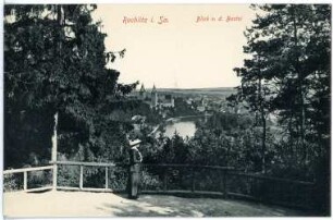 Rochlitz. Blick von der Bastei