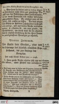 [Vierter bis sechster Zeitraum]