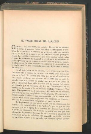 El valor social del carácter