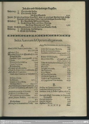 Index Autorum & Operum allegatorum