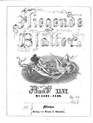 Fliegende Blätter. 46 = Nr. 1121 - 1146. [1867]