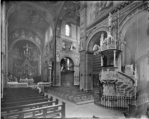 Gengenbach Benediktinerkloster Katholische Sankt Marien Kirche Innenansicht