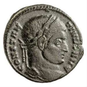 Münze, Follis, Aes 3, 320 - 321 n. Chr.
