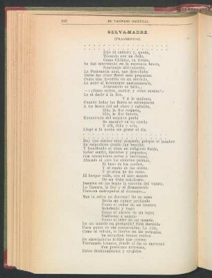 Selva-Madre : (Fragmentos).