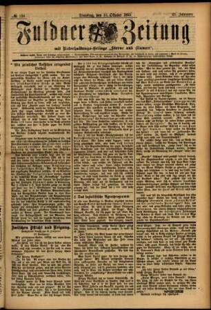 Ausgabe vom Dienstag, den 15. Oktober 1895.
