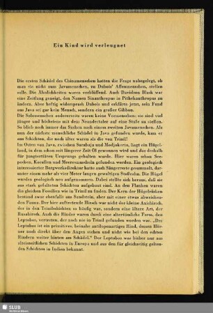 Ein Kind wird verleugnet
