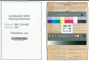 Entnazifizierung Leo Dickmanns , geb. 27.06.1898 (Dreher)