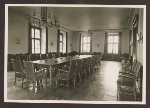 Rathaus, Großer Sitzungssaal. Detmold, Marktplatz