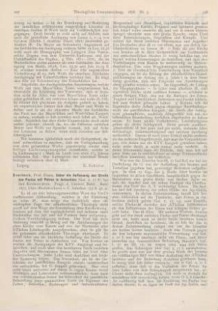 107-110 [Rezension] Overbeck, Franz, Ueber die Auffassung des Streits des Paulus mit Petrus in Antiochien (Gal. 2, 11 ff.) bei den Kirchenvätern