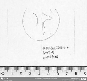 W-Dl-899 Kreis (Inhalt unklar) / Lilie