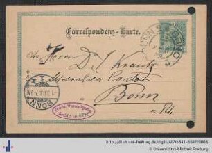 Postkarte, 27.02.1903