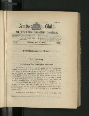 No. 37. 18. März. 1902.
