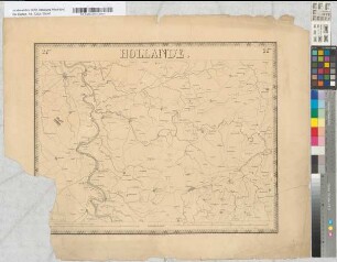 Nouvelle Carte de la Hollande, d'apres Krayenhoff et les meilleures cartes connues. 24 feuilles. Etablissemnt Géographique de Bruxelles, Fondé par Ph. Vander Maelen. Blatt 24. Düsseldorf.