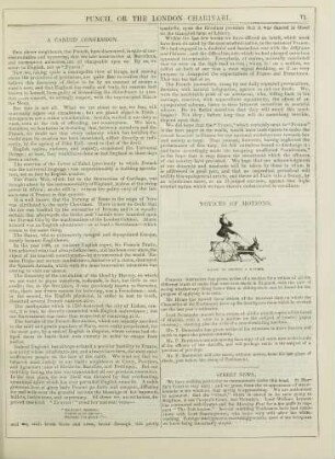 Notices of motions. Rising to propose a motion