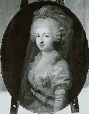 Bildnis der Caroline Marie Therese, Herzogin von Sachsen, geb. Pzn. von Parma