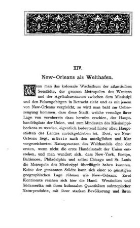 New-Orleans als Welthafen