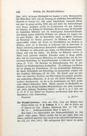 144-145 [Rezension] Erdland, August, Die Marshall-Insulaner