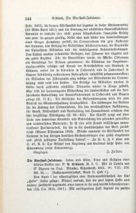 144-145 [Rezension] Erdland, August, Die Marshall-Insulaner