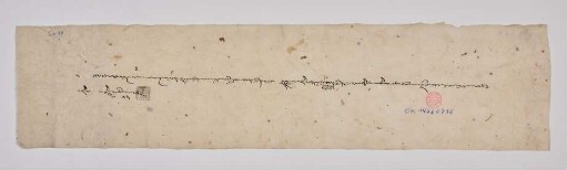 Quittung (gtsang-'dzin) des Shel-dkar rDzong