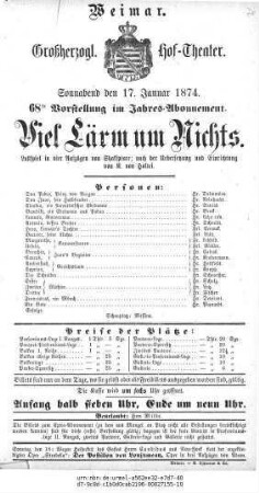 Viel Lärm um Nichts