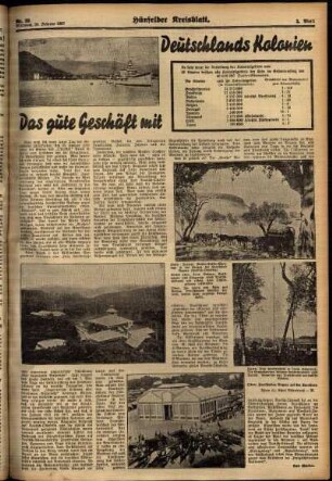 Zweite Ausgabe vom Mittwoch, den 24. Februar 1937.