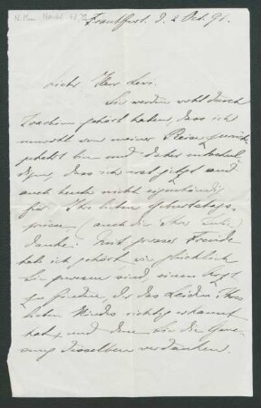 Brief an Martin Levy : 02.10.1891