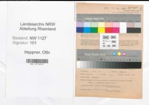 Entnazifizierung Otto Heppner , geb. 03.03.1908 (Verwaltungsangestellter)