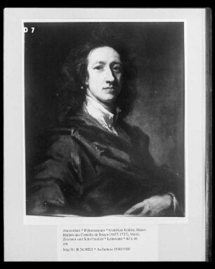 Bildnis des Cornelis de Bruyn (1652-1727), Maler, Zeichner und Schriftsteller