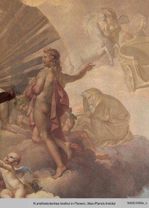 Phaethon erbittet den Sonnenwagen des Apoll