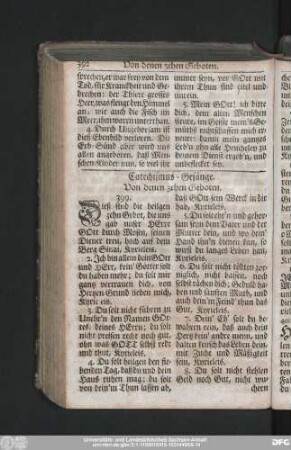 Von denen zehen Geboten.