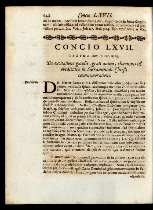 Concio LXVII.