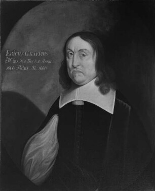 Bildnis des Erich Graff, 1653-1683 Professor der Rechte in Marburg (1607-1683)