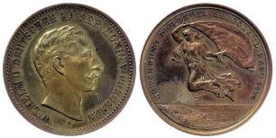 Helgoland: Medaille auf die Erwerbung Helgolands