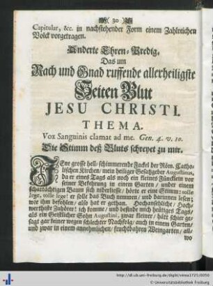Anderte Ehren-Predig.