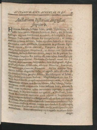 Auctarium historiae augustae sequioris.