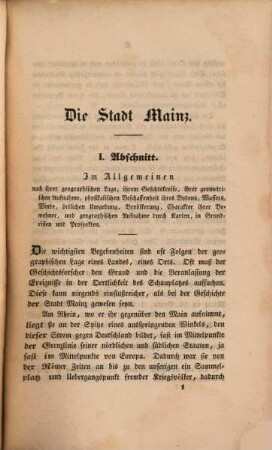 Geschichte der Stadt Mainz, 1