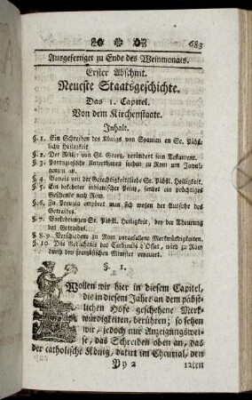 Erster Abschnitt. Neueste Staatsgeschichte.