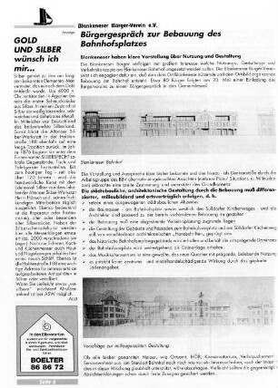 Bürgergespräch zur Bebauung des Bahnhofsplatzes