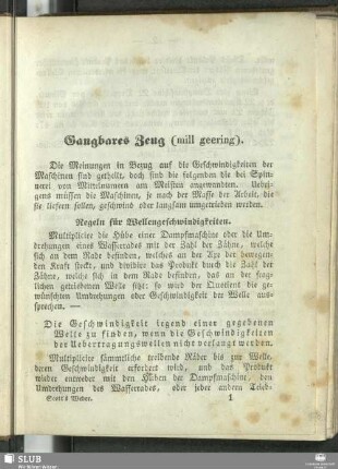 Gangbares Zeug