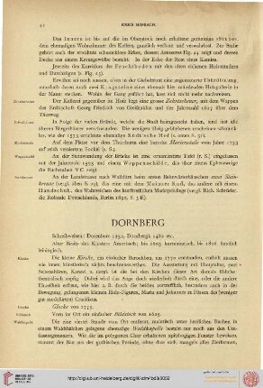 Dornberg, Eberstadt, Erfeld