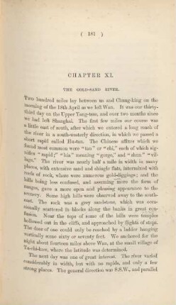Chapter XI. The Gold-Sand River
