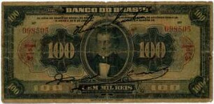 Geldschein, 100 Mil Reis, 8.1.1923