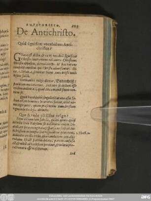 De Antichristo.