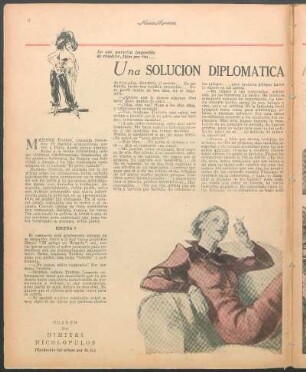 Una solución diplomática : Cuento por Dimitri Nicolopulos