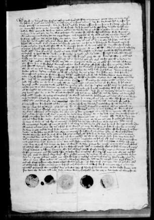 Zwischen Erpf Truchsess und Röfflin von Gärtringen einer-, Heinrich Truchsess von Höfingen, württembergischer Hofmeister, andererseits wird der Kauf der Herrschaft Herrenberg verabredet.